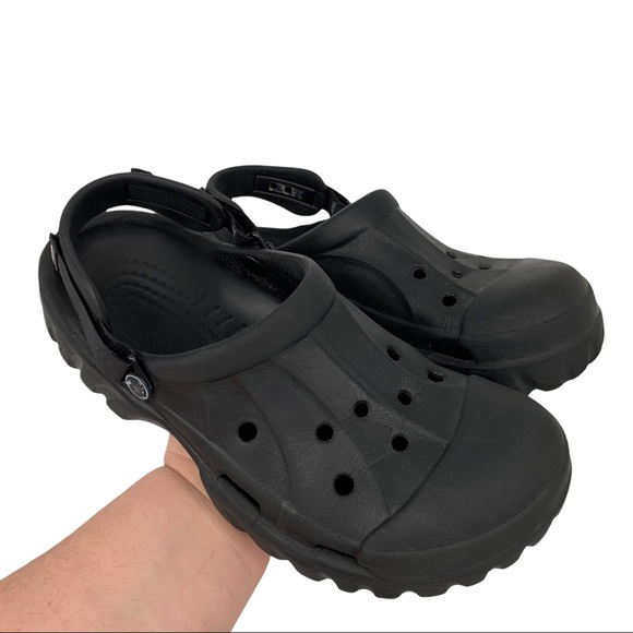 off road crocs black